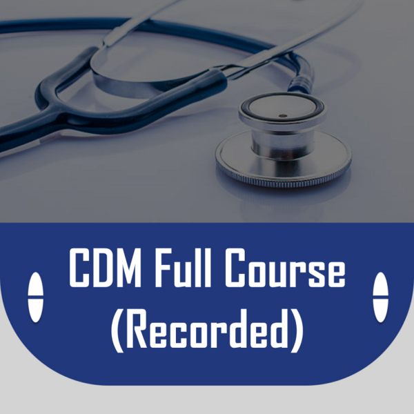 CDM Full Course (Recorded)